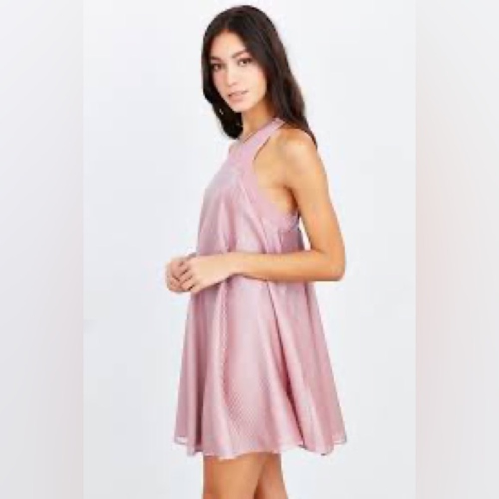 Urban Outfitters Silence + Noise Pink Perfect Circle Swing Racerback Dress NWT